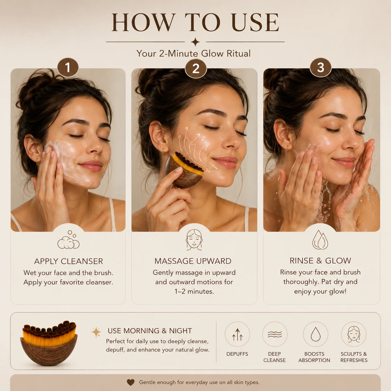DePuff⢠Facial Sculpting Brush