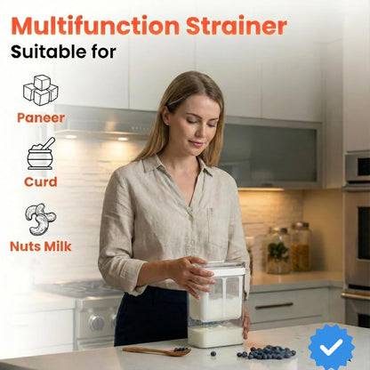 Multifunctional Yogurt Filter with Fine Mesh Strainer