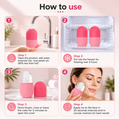 Professional Age-Defying Dermatology Care Ice Roller