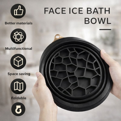 GLACÉ™ | Foldable Face Ice Plunge Bowl