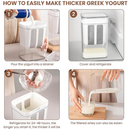 Multifunctional Yogurt Filter with Fine Mesh Strainer
