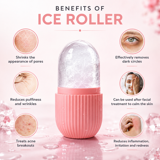 Professional Age-Defying Dermatology Care Ice Roller